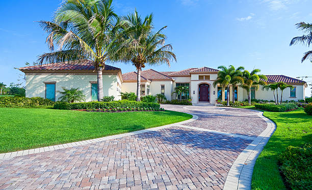 Permeable Paver Driveway in Kildeer, IL